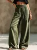2026 Amazon Europa Transfronterizo Nueva Ropa para Mujer Moda Casual Holgada Pana Multicolores Pantalones para Mujer
