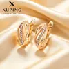 Xuping Brazaletes Rusos Transfronterizos para Oreja, Aros Color Oro de 18K con Incrustaciones de Diamantes, Joyería de Lujo Ligero de Alta Gama al por Mayor para Mujeres