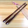 Calzador de madera maciza extra largo envío gratis calzador de mango largo usuario de zapatos mango de zapato cajón de zapatos usuario de zapatos perezoso levantador de zapatos