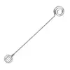 Batidor Mezclador de Leche en Polvo Acero Inoxidable 304 Mezclador de Fórmula para Bebés Palo Manual para Remover Leche Infantil Agitador Extendido