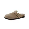 Meia-sapatilha grossa estilo Birkenstock da moda para aumentar a altura para mulheres, Novo estilo 2026 Pesca Japonesa Birkenstock Chinelos Slip-On Preguiçosos