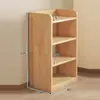 Estantería de Madera Maciza Estante de Almacenamiento Sala de Estar de Pie Simple Infantil Librero Hogar Multicapa Dormitorio Estudiante Oficina Almacenamiento