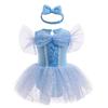 Vestido de Macacão de Manga Curta para Banquete de Cem Anos de Bebê, Menina Bebê, Saia Bufante com Mangas Bufantes, Bolsa, Touca Sem Fralda
