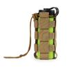 Bolsa Colgante Táctica Multifuncional para Botella de Agua Bolsa para Botella de Agua para Exteriores Cuerda Ajustable Accesorios para Bolsa de Botella de Agua Camping Montañismo Riñonera