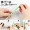 Palito de Silicone Dobrável Mais Vendido da Amazon, Palito de Silicone de Grau Alimentício, Palito Colorido Dobrável e Lavável