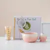 Tigela de Cerâmica com Padrão de Gergelim para Matcha, Conjunto de Chá Matcha, Pano de Chá, Batedor de Matcha, Utensílios de Chá da Dinastia Song, Amazon Transfronteiriça