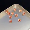 Nuevo producto transfronterizo: Zircón de corte araña chapado en color degradado, piedra suelta de 6 mm para joyería DIY, arte de uñas y pendientes