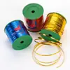 Alambre de Amarre Dorado Sellador 350 Yardas Alambre Metálico para Atar Atado para Bolsa de Pan Embalaje Bolsa de Regalo Alambre Dorado Hilo Dorado y Plateado