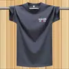 Camiseta Masculina de Manga Curta com Gola Redonda Transfronteiriça, Top da Moda de Verão, Moletom Fino, Camiseta Masculina de Manga Curta Estilo Coreano
