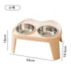 Comedero para mascotas transfronterizo para perros grandes, comedero doble elevado plegable clásico para perros de tamaño mediano y grande, comedero para golden retriever, comedero para comida