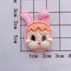 Nuevo producto cara brillante bebé llorando caricatura niña resina accesorios diy pegamento crema funda de teléfono móvil taza de agua zapatos accesorios accesorios