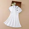 Vestido para Niñas 2026 Verano Nuevo Estilo Vestido de Golf para Niñas con Cuello para Niños Mayores Vestido Camisa Polo de Verano