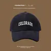 Gorra de Béisbol Marrón para Niñas con Circunferencia de Cabeza Grande y Cara Pequeña, Gorra Deportiva Versátil para Hombres, Estilo Coreano Moderna con Protección Solar y Visera