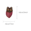 50 Pegatinas de Diario de Gula de Gato Negro para Decoración DIY Papelería de Diario Equipaje Cuaderno Pegatinas Impermeables