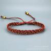 Nuevo brazalete casual de color brillante de seda tejida a mano simple Joker cacao cuerda de ajuste fabricantes venta al por mayor