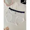 A305 # Bragas de cintura media para mujer con temática de osito, dulces y esponjosas, para niñas, nuevo modelo 2026, algodón puro, protección antibacteriana