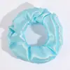 Scrunchies de Cetim Mais Vendidos Transfronteiriços em 70 Cores Sólidas, Elásticos de Cabelo de Alta Elasticidade para Mulheres, Acessórios de Cabelo Atacado