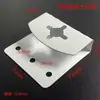 Pieza Colgante Móvil de Vidrio Gancho para Espejo de Baño Gancho Adhesivo para Panel Trasero Pieza de Fijación Gancho de Cola de Milano Accesorios de Marco Redondo de Aleación de Aluminio