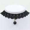 Moda europea y americana comercio exterior joyería al por mayor collar de encaje hueco de flor cinta de franela Estrella de mar con campana collar