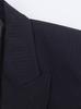 Moda para Comércio Exterior Transfronteiriço Roupas Femininas Europeias e Americanas Estilo Outono Inicial 2025 Blazer Elegante Versátil de Botão Duplo com Listras Verticais para Mulheres