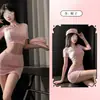 Lingerie Sexy Plus Size Uniforme Secretária Aeromoça Policial Bodycon Sexy Justo Puro Desejo Boate Role Play