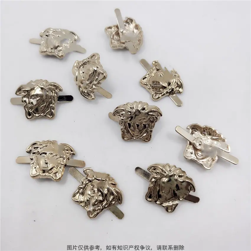 鞋帽箱包小金属标牌 凹凸浮雕鞋帽个性商标铭牌人头脸面LOGO