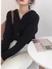 Cardigan de malha com capuz feminino outono e inverno estilo coreano solto cor sólida preguiçoso estilo exterior malha suéter Cardigan Outono Vestuário