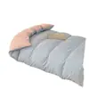 Nuevo Estilo Algodón Lavado Color Sólido Dos Tonos Estudiante Conjunto de Tres Piezas para el Inicio de la Temporada Escolar, Dormitorio Estudiantil Conjunto de Seis Piezas, Sábana Plana y Funda Nórdica de Color Liso