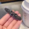 Clip de Pico de Pato de Lana Brillante con Lentejuelas y Lazo, Clip de Una Línea, Clip Versátil Exquisito para Flequillo, Clip Lateral, Pinza para el Cabello