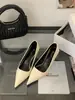 Sapatos Femininos Estilo Francês Bico Fino Salto Fino, Novidade Primavera e Outono 2026, Tamanhos 35-40