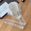 Accesorios para el Cabello de Primavera y Verano para Niñas, Estilo Pastoral, Diadema Linda de Encaje con Calados, Diadema Integrada de Pañuelo Triangular
