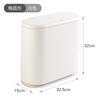 Lixeira de vaso sanitário simples Vaso sanitário Slot para vaso sanitário estreito Flat Press-type Coberto cesto de papel higiênico com tampa