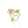 Exquisita Broche de Caballo Hueco para Hombres y Mujeres, Pin Único y Elegante, Hebilla Anti-Exposición de Verano, Elegante Accesorio de Broche