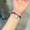 Pulseira Fofa de Gatinho Estilo Tiktok para Mulheres, Pulseira Trançada Feita à Mão, Presente Simples de Casal para Melhores Amigos