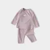 Conjunto de ropa interior para bebé, colección de primavera y otoño, capa base de algodón puro para niños, pijamas separados para niños y niñas, top y pantalones de otoño para bebé