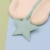 Llavero con colgante de estrella de cinco puntas de alta calidad de cuero de doble capa de doble cara en 13 colores en stock, accesorios para bolsos, venta al por mayor