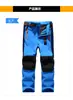 Pantalones de Carga para Niños para Exteriores, Cortavientos, Impermeables, Forrados de Polar, Tallas Pequeña, Mediana y Grande, Pantalones de Polar Cortavientos, Impermeables y a Prueba de Lluvia, Estuche Suave