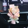 Aromaterapia para coche, salida de aire, perfume, creativo, inmortal, ramo seco, decoración para coche, adornos, fragancia, clip, rosa, venta al por mayor