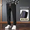 Comercio Exterior Otoño Hipster Americano Genial Gama Alta Rectos Sueltos Cordón Versátil Pierna Ancha Pantalones Deportivos de Moda Casual para Hombre