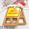 Accesorios Navideños de Resina Lindos con Ojos de Dibujo Animado Materiales de Parche Decoración Colgante para Funda de Teléfono Accesorios para el Cabello Pegamento de Crema DIY