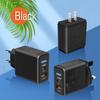 Cargador de teléfono móvil de nitruro de galio de 65 W al por mayor transfronterizo, cabezal de carga USB tipo C, regulaciones europeas y americanas, cabezal de carga rápida PPS