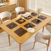 Mantel de Mesa de Comedor de Vidrio Suave de Dibujos Animados Lujo Ligero Alto Sentido Mantel de PVC Desechable Impermeable Mantel de Mesa de Café Alfombrilla Protectora de Escritorio