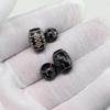 Pulseira DIY de contas de ágata com ágata antiga, contas pretas e brancas de nove olhos, contas cilíndricas, contas para pulseira estilo nacional