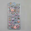 Pegatinas suaves y lindas de trasero, adorables pegatinas 3D en relieve, juguete para aliviar el estrés, funda de teléfono y agenda 3D de dibujos animados para niños