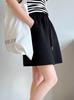Falda Corta Deportiva Casual Luxi 2025 Primavera y Verano Nueva Llegada Falda Suelta Suelta Línea A Cintura Alta Falda Wei 2895