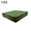 Esterilla de Gimnasia Plegable Esterilla de Yoga para Entrenamiento Abdominales Gimnasia Danza Tela Oxford Esponja Verde Militar Esterilla para Salto de Altura