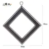 Pedra Biliar Preta Pingente Assimétrico Multiestilo Acessórios para Joias DIY Colar Pulseira Semi-Acabados Estilo Rocha Estiloso