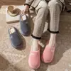 Zapatillas de Algodón Cálidas para el Hogar para Mujer 2026 Nuevas Otoño/Invierno Interiores Antideslizantes Felpa Plus Suela Gruesa Suave Zapatos de Algodón para Pareja para Hombre