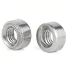 Porcas de aço inoxidável, porcas de pressão de aço inoxidável 304, porcas serrilhadas, porcas de rebite redondas, S-M2M3M4M5M6M8