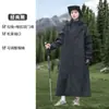 Impermeable para Ciclismo Scooter Eléctrico Una Persona Largo Cuerpo Completo Impermeable Antitormenta Senderismo Poncho de Lluvia para Exteriores Adulto Talla Extra Cubre Pies